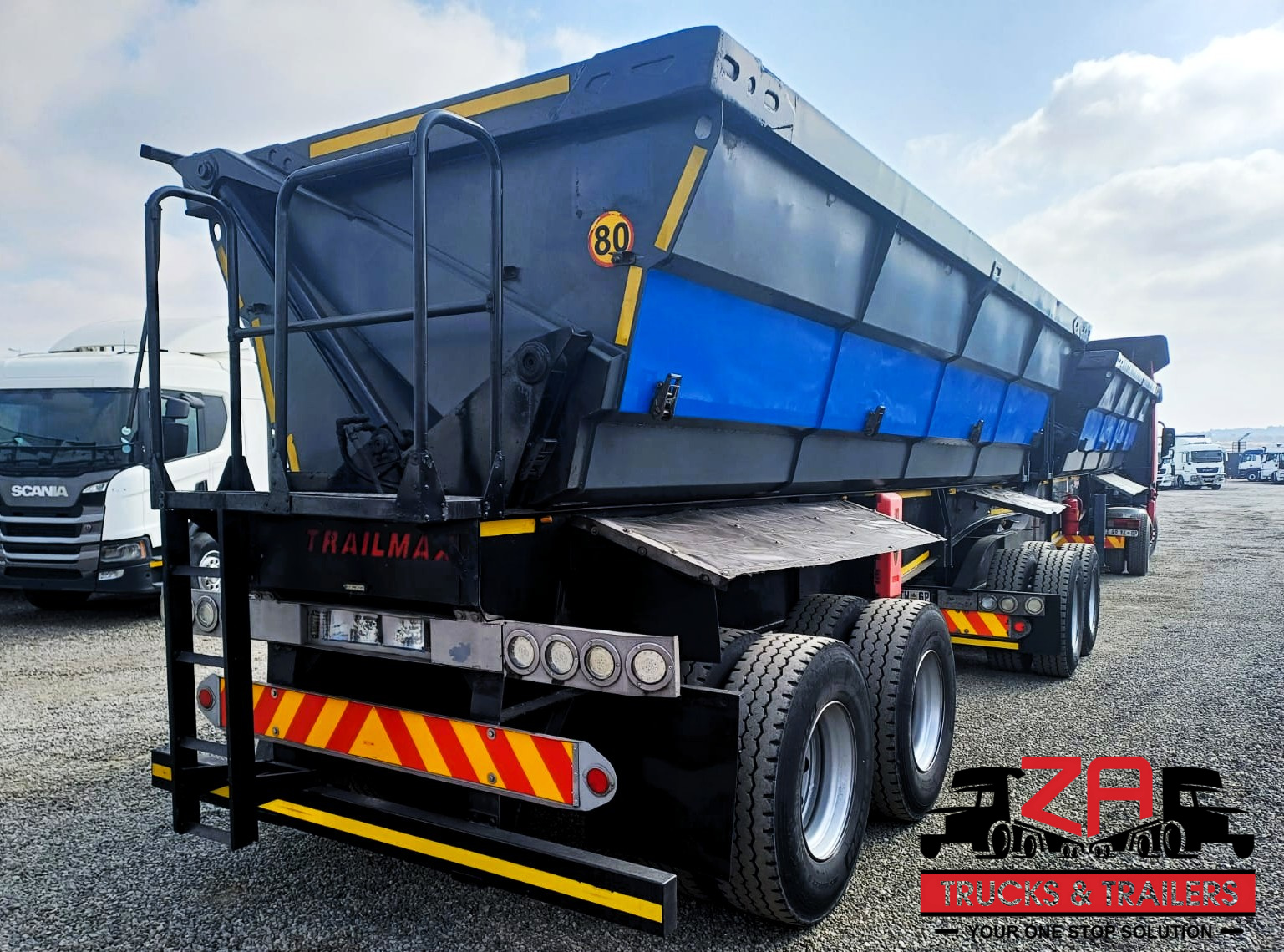 2021 TRAILMAX 40 CUBE SIDE TIPPER TRAILER #53175